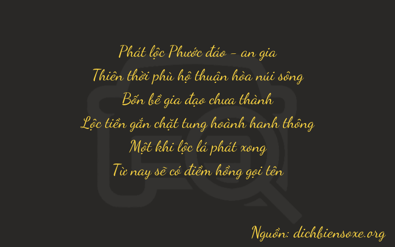 Thơ dịch biển số xe 89415