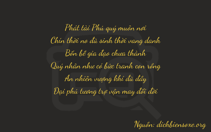 Thơ dịch biển số xe 89416