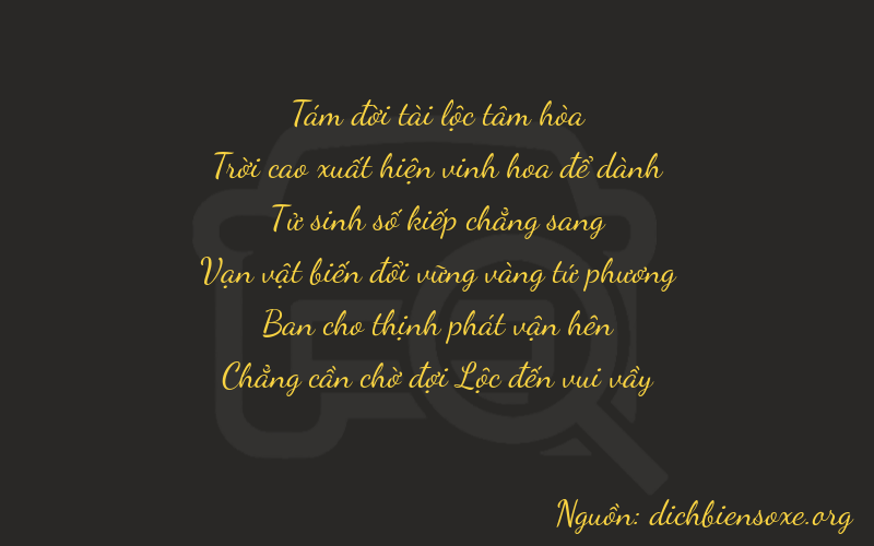 Thơ dịch biển số xe 89420