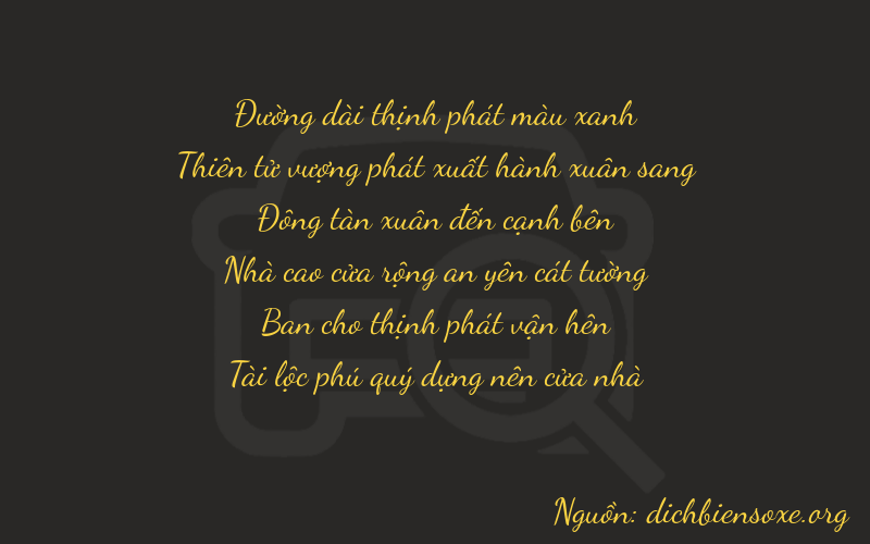 Thơ dịch biển số xe 89422