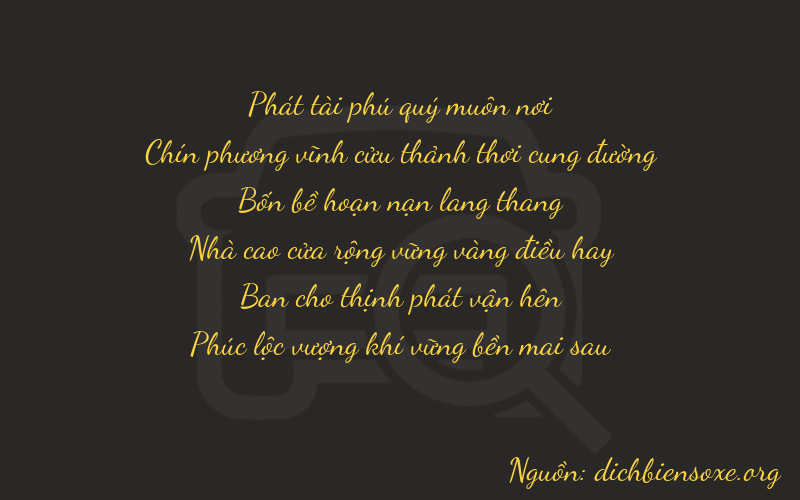 Thơ dịch biển số xe 89426