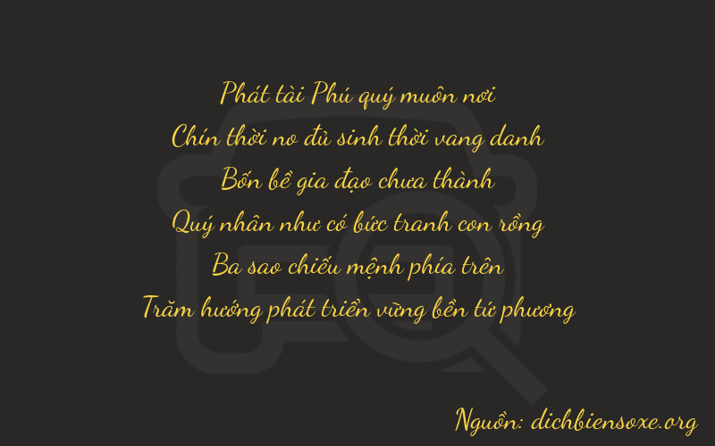 Thơ dịch biển số xe 89434