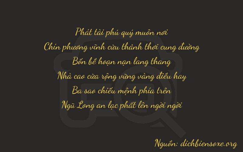 Thơ dịch biển số xe 89435