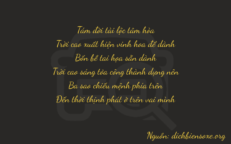 Thơ dịch biển số xe 89438