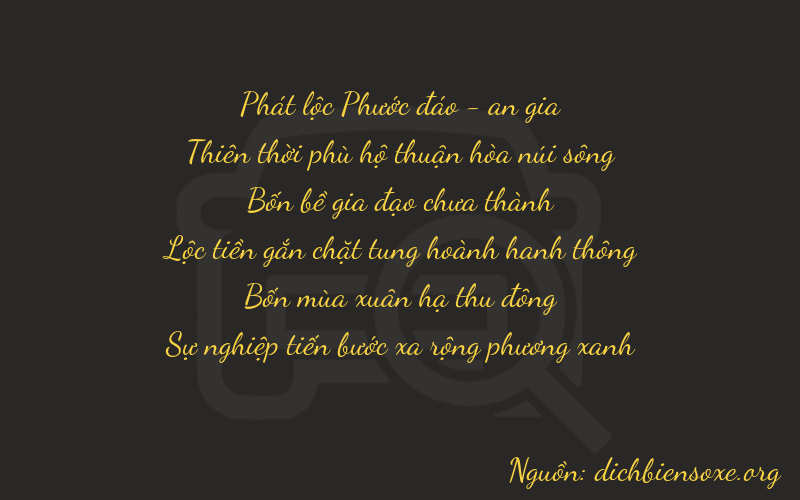 Thơ dịch biển số xe 89442