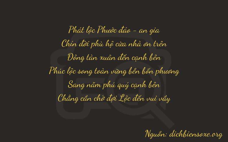 Thơ dịch biển số xe 89450