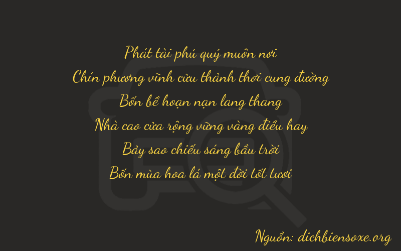 Thơ dịch biển số xe 89471