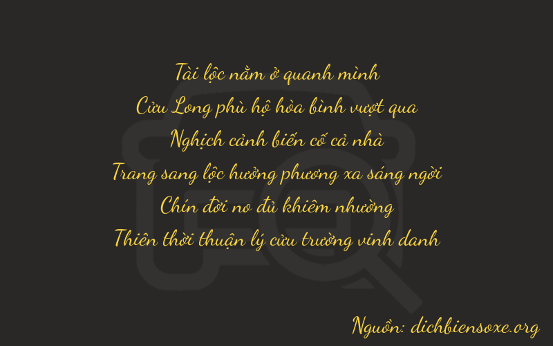 Thơ dịch biển số xe 89499