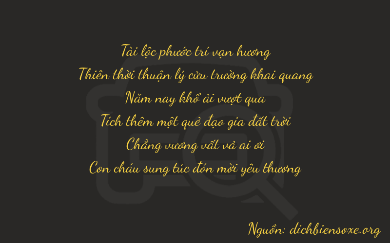 Thơ dịch biển số xe 89500
