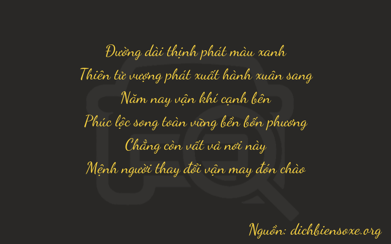 Thơ dịch biển số xe 89503