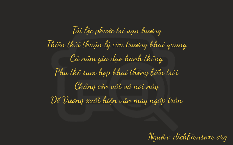Thơ dịch biển số xe 89509