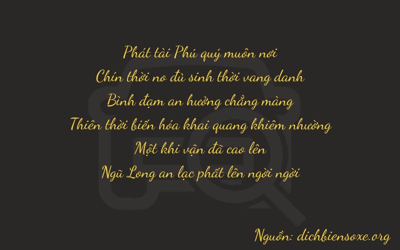 Thơ dịch biển số xe 89515