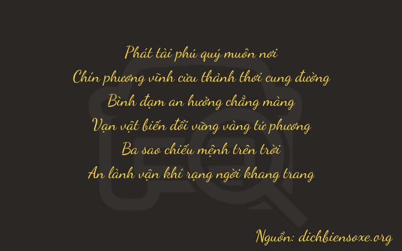 Thơ dịch biển số xe 89534