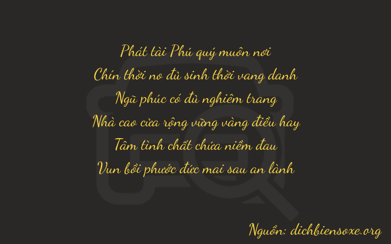 Thơ dịch biển số xe 89587