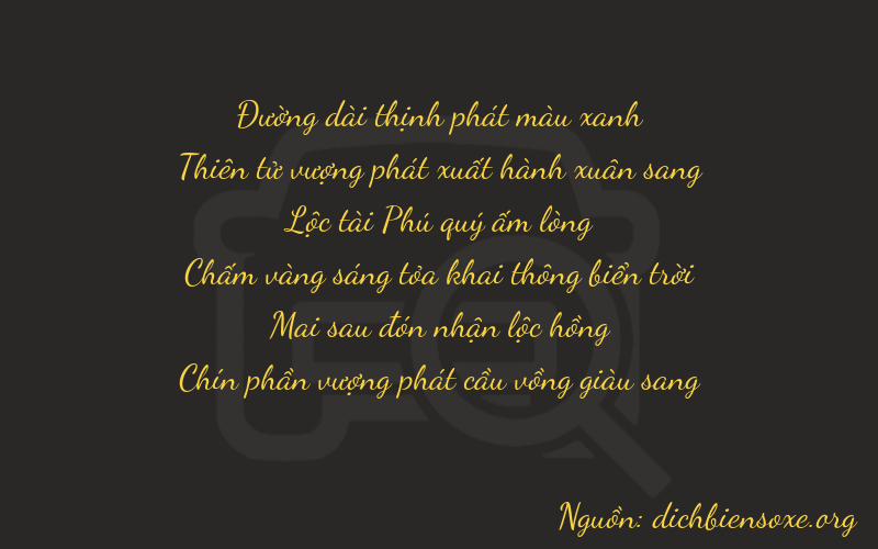Thơ dịch biển số xe 89629
