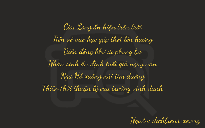 Thơ dịch biển số xe 90859