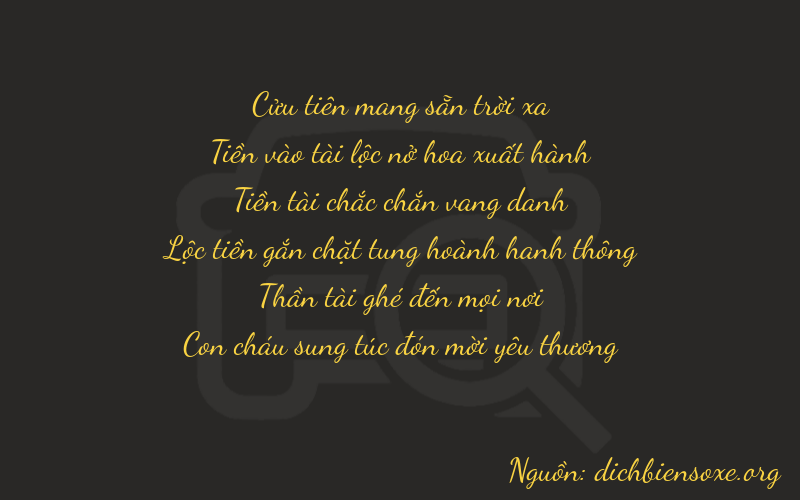Thơ dịch biển số xe 90860