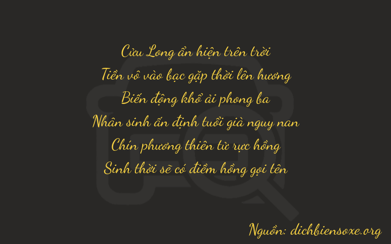 Thơ dịch biển số xe 90895