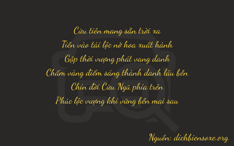 Thơ dịch biển số xe 90896
