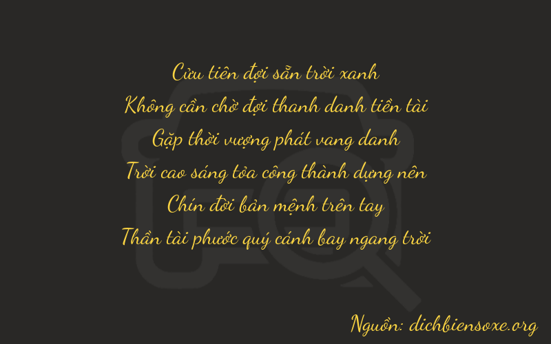 Thơ dịch biển số xe 90897