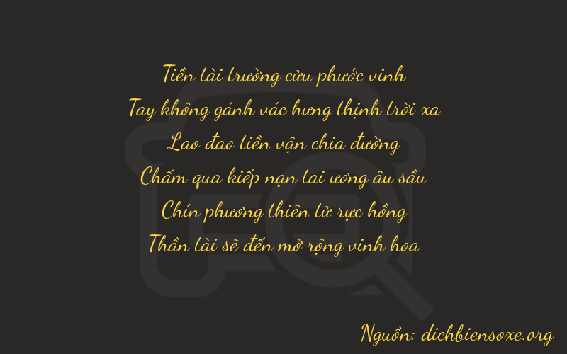 Thơ dịch biển số xe 90898