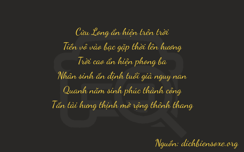 Thơ dịch biển số xe 90958