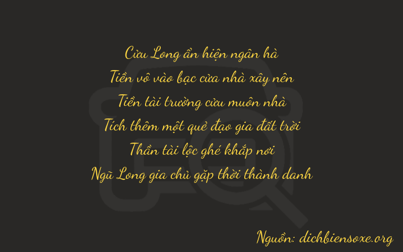 Thơ dịch biển số xe 90965