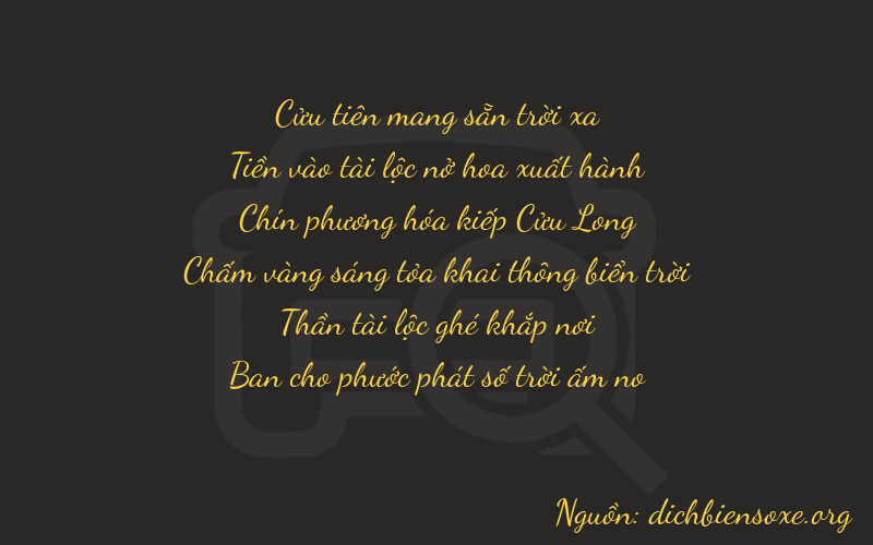 Thơ dịch biển số xe 90968