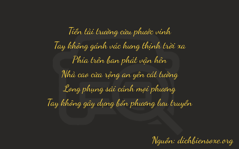 Thơ dịch biển số xe 90970