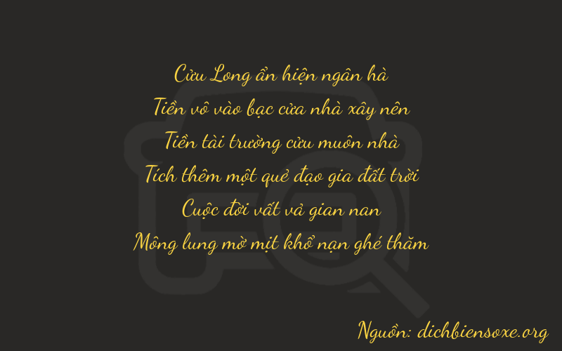 Thơ dịch biển số xe 90974