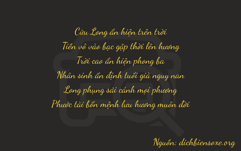 Thơ dịch biển số xe 90976