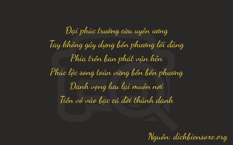 Thơ dịch biển số xe 90980