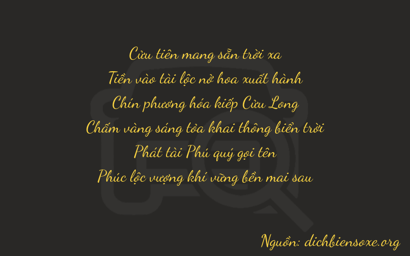 Thơ dịch biển số xe 90986