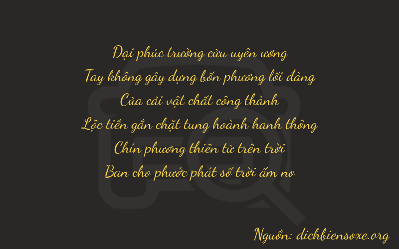 Thơ dịch biển số xe 90998