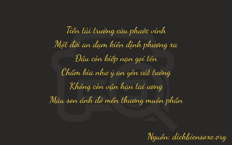 Thơ dịch biển số xe 91007