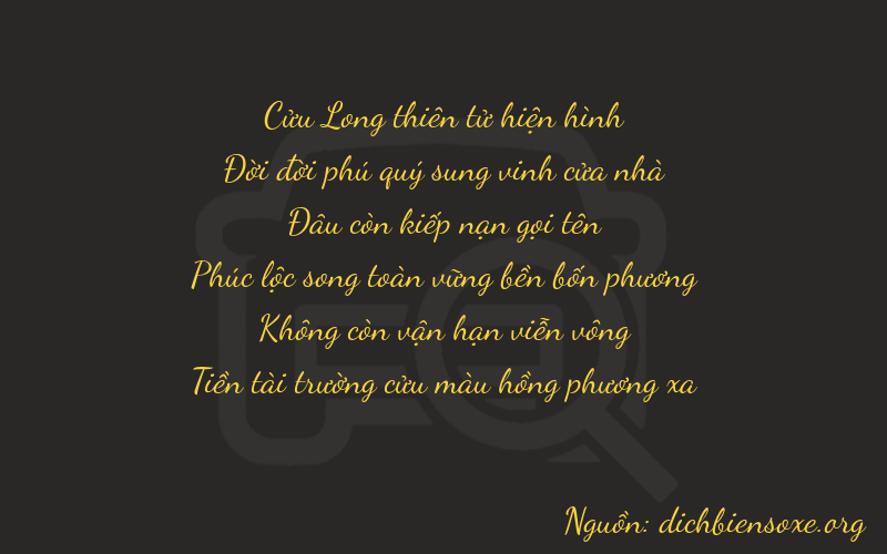 Thơ dịch biển số xe 91009