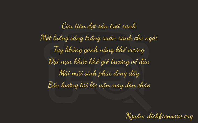 Thơ dịch biển số xe 91024