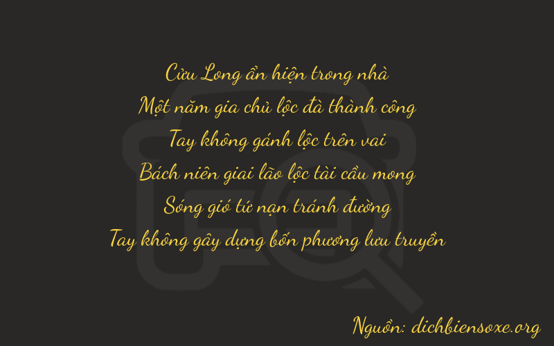 Thơ dịch biển số xe 91030
