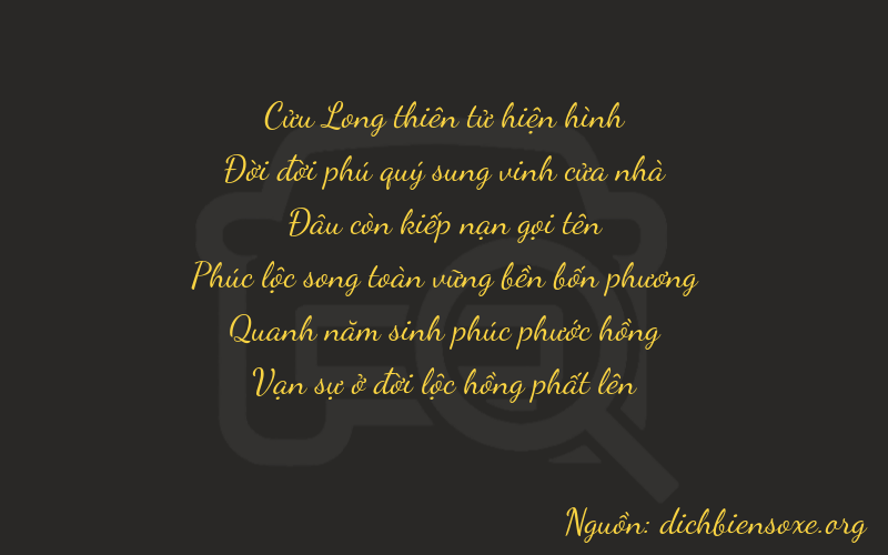 Thơ dịch biển số xe 91054