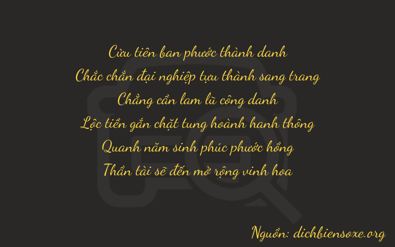 Thơ dịch biển số xe 91058