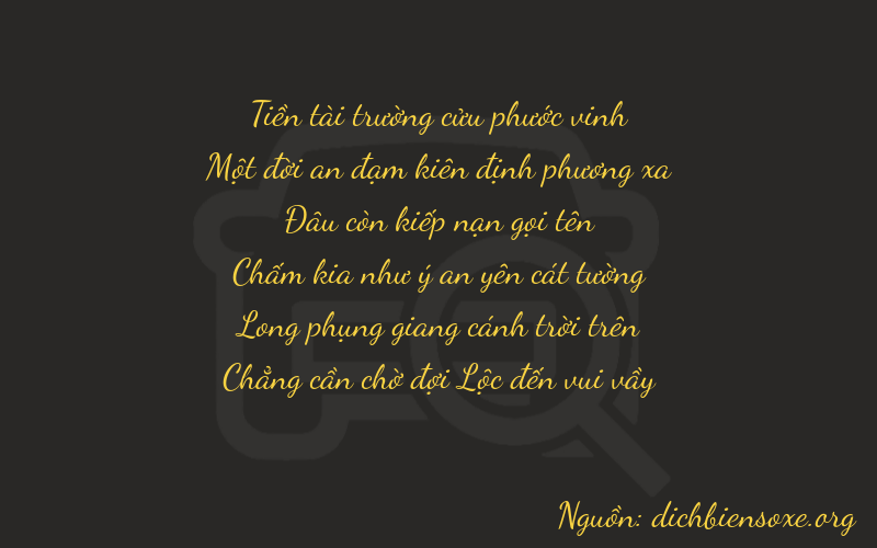 Thơ dịch biển số xe 91070