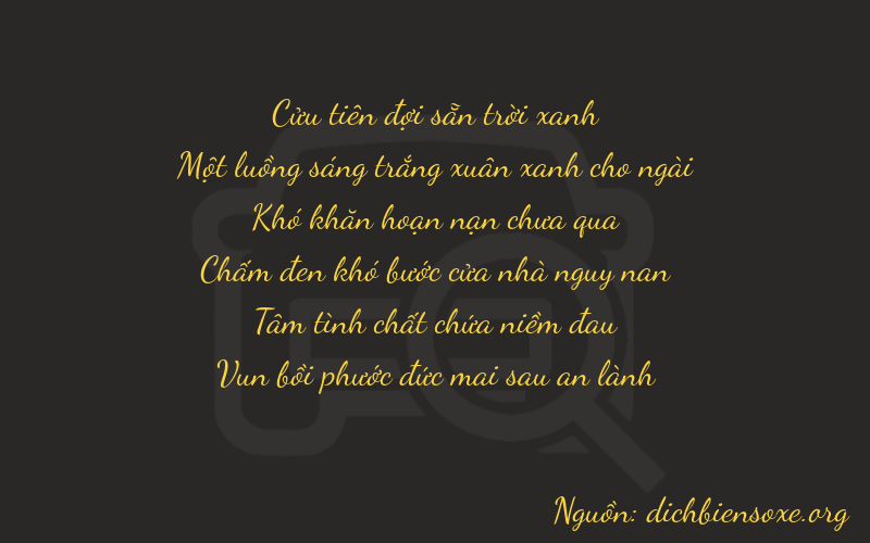 Thơ dịch biển số xe 91087