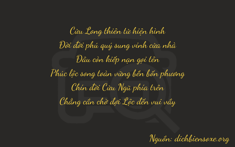 Thơ dịch biển số xe 91090