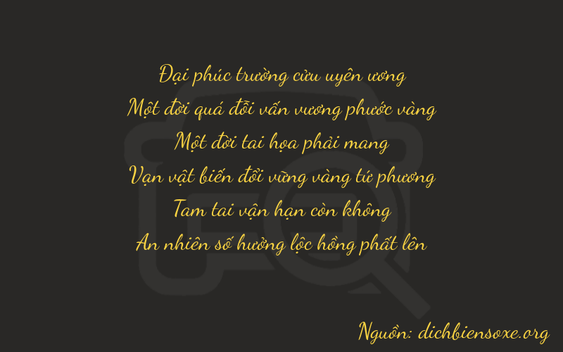 Thơ dịch biển số xe 91134