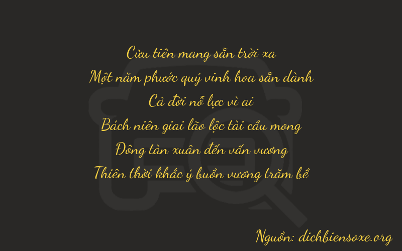 Thơ dịch biển số xe 91149