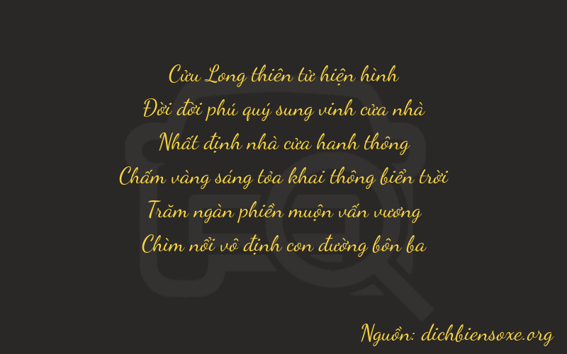 Thơ dịch biển số xe 91153