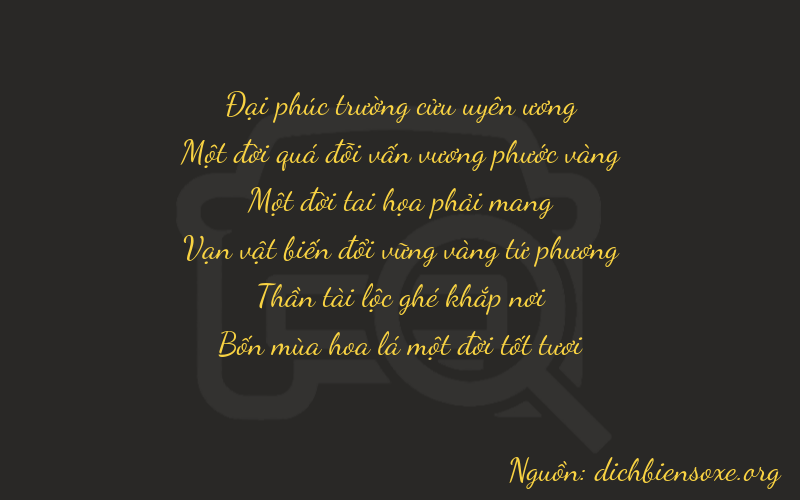 Thơ dịch biển số xe 91161