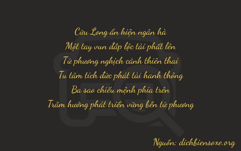 Thơ dịch biển số xe 91434