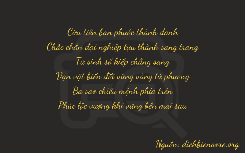 Thơ dịch biển số xe 91436