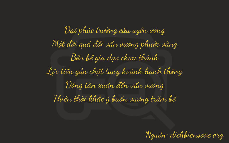 Thơ dịch biển số xe 91449
